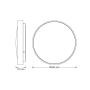 OSRAM LUXO zlatna LED plafonjera 18W 6500K IP20 - slika 3
