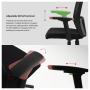FANTECH Stolica Office OC-A258SV2 bela - slika 4