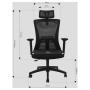 FANTECH Stolica Office OC-A258SV2 crna - slika 5