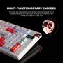 FANTECH Tastatura Mehanicka Gaming MK918 RGB Atom PRO97 Wireless bela (Red switch) - slika 2
