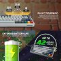 FANTECH Tastatura Wired Magnetic Gaming MK922 Atom HE68 Pro Super Maxfit siva (emerald switch) - slika 5