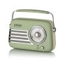 HAEGER RB-GRE.001A Retro FM radio sa Bluetooth zvučnikom zeleni - slika 1