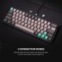 FANTECH MK912 Atom PRO63 RGB blue switch gejmerska bežična mehanička tastatura siva - slika 2