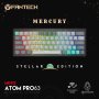 FANTECH MK912 Atom PRO63 RGB blue switch gejmerska bežična mehanička tastatura siva - slika 1
