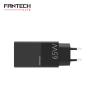 FANTECH Kućni punjač CWG301 2xPD + QC 65W crni - slika 3