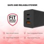 FANTECH Kućni punjač CWG301 2xPD + QC 65W crni - slika 4