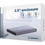 GEMBIRD Eksterno kućište za 2.5 inča SATA HDD/SSD diskove, aluminijumsko, sivo (EE2-U3S-3-LG) - slika 2