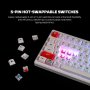 FANTECH Tastatura Mehanička Gaming MK917 RGB Atom PRO79 Wireless bela (Red switch) - slika 5