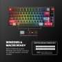 FANTECH Tastatura Mehanička Gaming MK917 RGB Atom PRO79 Wireless crna (Red switch) - slika 1