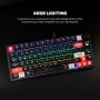 FANTECH Tastatura Mehanička Gaming MK917 RGB Atom PRO79 Wireless crna (Red switch) - slika 5
