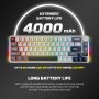 FANTECH Tastatura Mehanička Gaming MK919 Atom PRO66 siva (Red switch) - slika 1