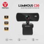 FANTECH Web kamera C30 Luminous crna - slika 1