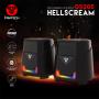 FANTECH Laptop zvučnici GS205 Hellscream crni RGB - slika 1