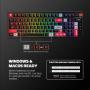 FANTECH Tastatura Mehanička Gaming MK918 RGB Atom PRO97 Wireless crna (Red switch) - slika 1