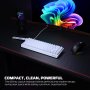 FANTECH Tastatura Wired Magnetic Gaming MK811 RGB Atom HE68 bela (emerald switch) - slika 2