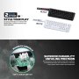 FANTECH Tastatura Wired Magnetic Gaming MK811 RGB Atom HE68 bela (emerald switch) - slika 4