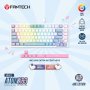 FANTECH Tastatura Mehanička Gaming MK612 Atom x83 AME bela (rosie switch) - slika 1