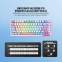 FANTECH Tastatura Mehanička Gaming MK612 Atom x83 AME bela (rosie switch) - slika 5