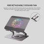FANTECH Laptop Cooler NC30 RGB sivi - slika 1