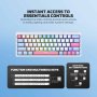 FANTECH Tastatura Mehanička Gaming MK611 Atom x63 AME bela (rosie switch) - slika 1