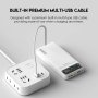FANTECH Power bank Prenosiva baterija T1 10000mAh QC, PD, 22.5W beli - slika 3