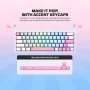 FANTECH Tastatura Mehanička Gaming MK611 Atom x63 AME plava (rosie switch) - slika 1