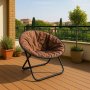 Lemon Planet Bastenska stolica 80x80x76cm braon LP-718000B - slika 2