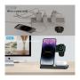 3G Desktop drzač za mobilni telefon Z5G 3u1 (wireless punjac za mobilni telefon, slusalice i Apple smart watch) - slika 3
