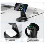 3G Desktop držač za mobilni telefon magnetic ZJ02 3u1 (wireless punjac za mobilni telefon, slusalice i Apple smart watch) - slika 5
