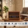 ELEMENTA Retro RGB Bluetooth radio 8076BT - slika 2