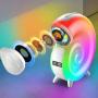ELEMENTA Bluetooth RGB zvučnik beli 18423-6210 - slika 2