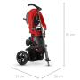 QPlay Tricikl za decu Rito Star Red, 10m+ - slika 4