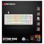 FANTECH MK614 Atom x66 (ice apricot switch) mehanička gejmerska tastatura bež - slika 1