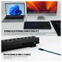 FANTECH Tastatura Mehanicka Gaming MK614 Atom x66 Retro crna (ice apricot switch) - slika 3