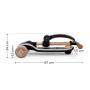 KINDERKRAFT Trotinet raket up beige - slika 3