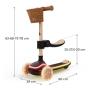 KINDERKRAFT Trotinet raket up beige - slika 4