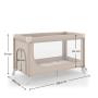 KINDERKRAFT Prenosivi krevetac 2u1 leody up beige - slika 2