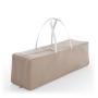 KINDERKRAFT Prenosivi krevetac 2u1 leody up beige - slika 4