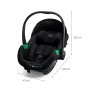 KINDERKRAFT Auto sedište mink pro 2 i-size black - slika 4