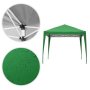 MultiGarden Baštenski šator/paviljon 3 × 3 m, automatski rasklopiv, zeleni, sa 4 bočne stranice - slika 4