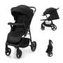 KINDERKRAFT Kolica za bebe sa tacnom trig 3 black - slika 5