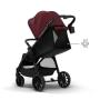 KINDERKRAFT Kolica za bebe siesta 2 burgundy - slika 4