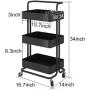 Bolzz Polica storage black - slika 3