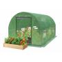 Bolzz Baštenski plastenik za paradajz – zeleni, 200 × 77 × 168/146 cm 5507 - slika 1