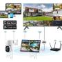 Bolzz Set 4 smart kamere hd 4k + monitor snimač - slika 2