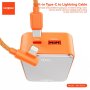 MOXOM MX-PB195 Mini fast 22.5W Type C - lightning 10000mAh Power Bank narandžasti - slika 4