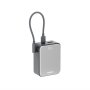 MOXOM MX-PB195 Mini fast 22.5W Type C - lightning 10000mAh Power Bank sivi - slika 1