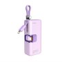 MOXOM MX-PB161 fast PD20W+ PD22.5W 5000mAh Power Bank ljubičasti - slika 1