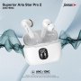 SUPERIOR Aria Star Pro 2 ANC+ENC Bluetooth bubice bele - slika 3