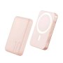 REMAX Usion RPP-65 PD20W + wireless 15W 10000mAh MagSafe Power Bank roze - slika 1